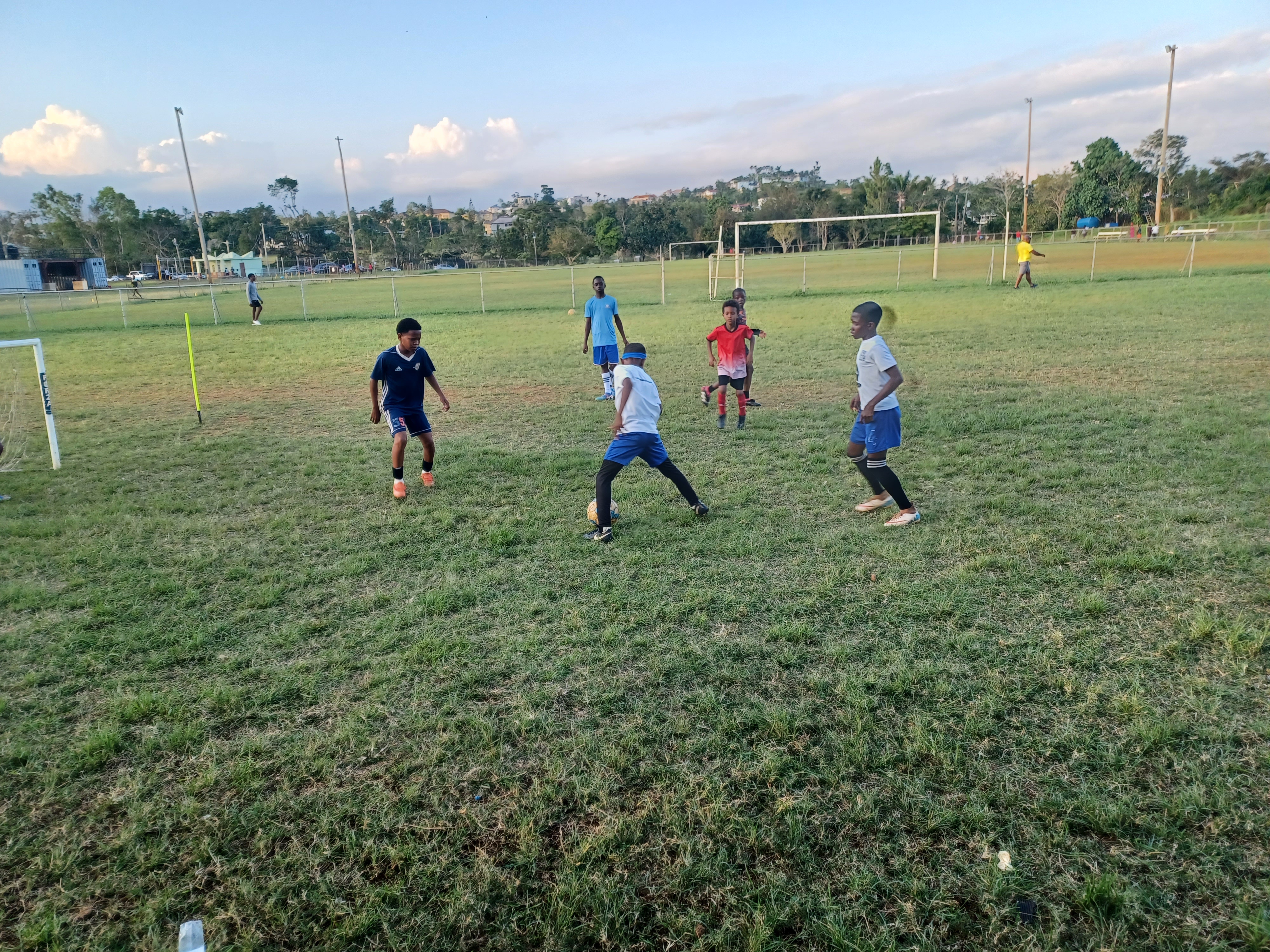 Genesis Football Academy players